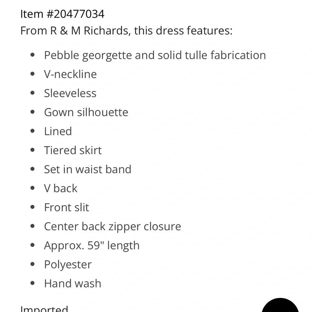 R&M Richards Black Tiered Maxi Dress - Picture 10 of 11